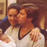 Mom and Dad holding James