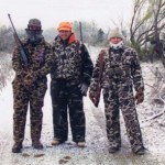 Dad hunting.